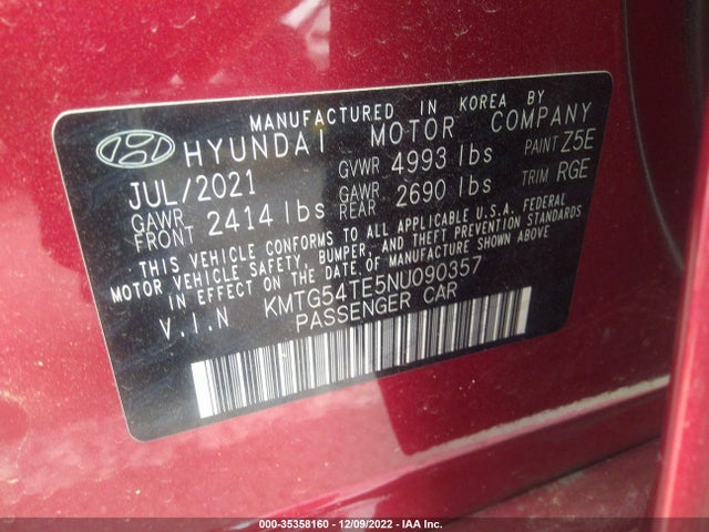 Genesis G70 3.3t 2022 KMTG54TE5NU090357 Image 10
