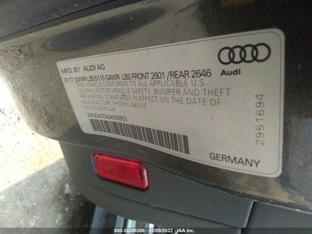 WAUC4CF54JA030553 Audi S5 Sportback Prestige