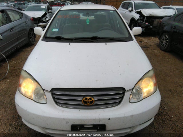 2003 TOYOTA COROLLA CE/LE VIN: JTDBR32E130013496