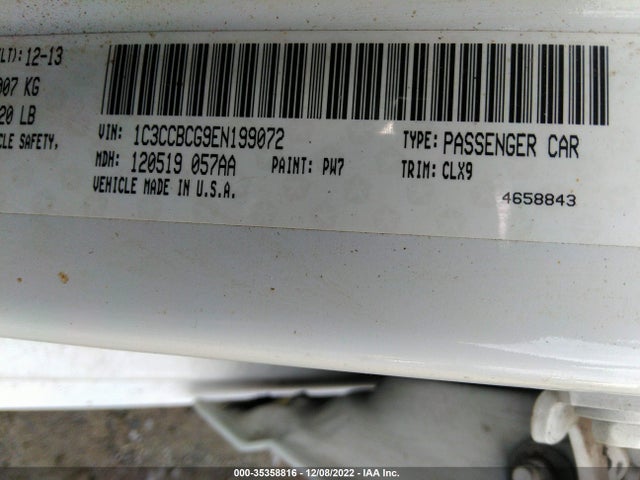 Chrysler 200 2014 1C3CCBCG9EN199072 Image 11