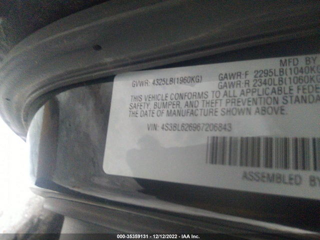 Subaru Legacy Sedan 2.5i Special Edition 2006 4S3BL626967206843 Image 10