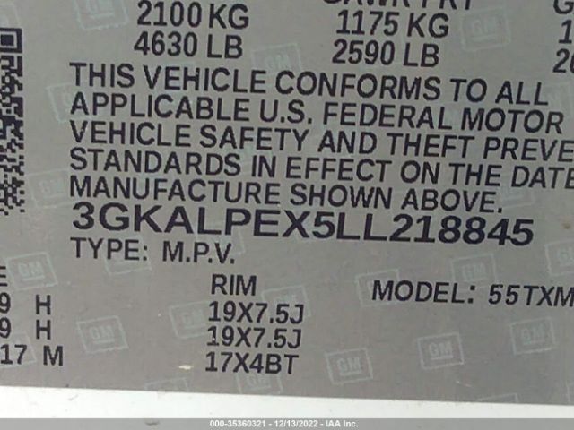 3GKALPEX5LL218845 GMC Terrain