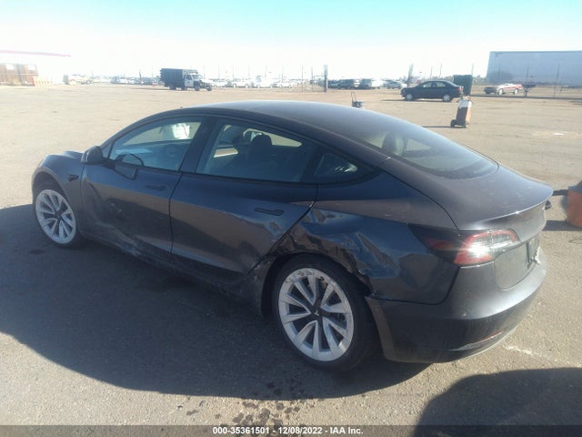 Tesla Model 3 Long Range 2022 5YJ3E1EB1NF328406 Image 3
