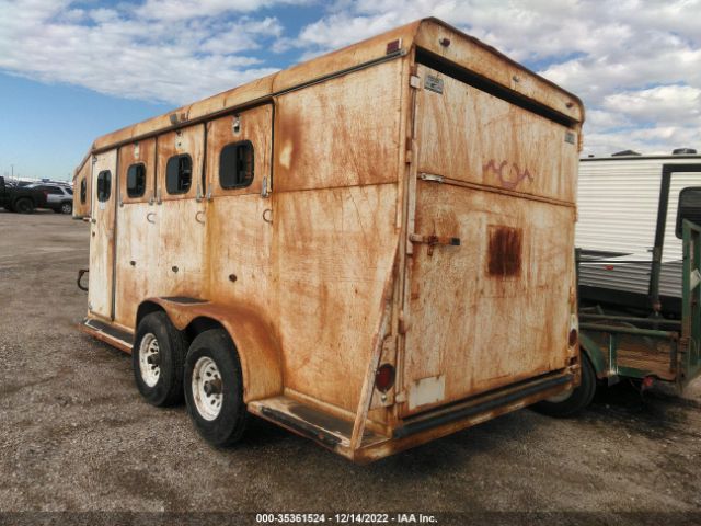 2006 HOMEMADE HORSE TRAILER VIN: 06130539404081841