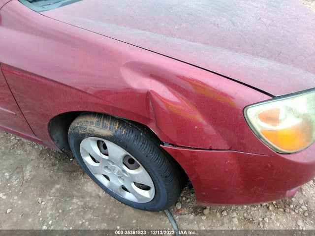 2007 KIA SPECTRA EX VIN: KNAFE121475427909