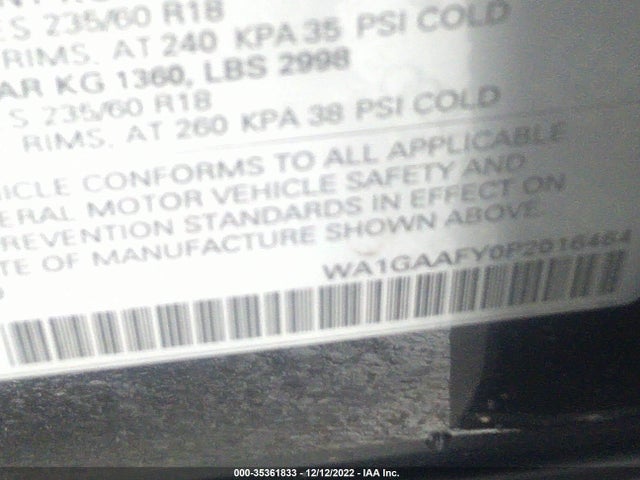 2023 Audi Q5, VIN: WA1GAAFY0P2016464