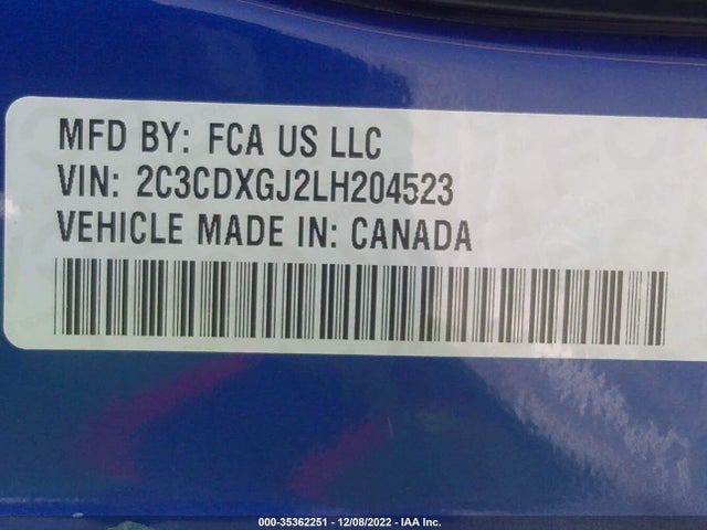 Dodge Charger Scat Pack Widebody 2020 2C3CDXGJ2LH204523 Image 9
