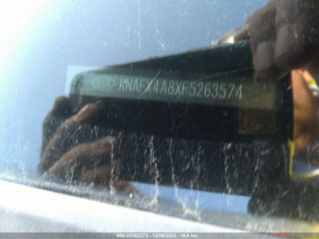 KNAFX4A8XF5263574 KIA FORTE EX