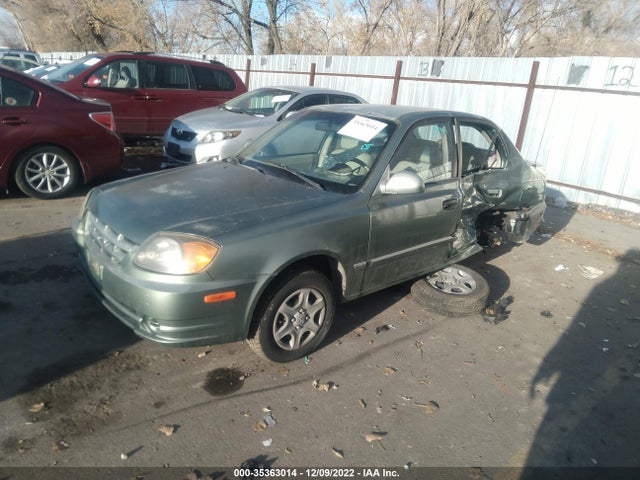 2004 HYUNDAI ACCENT GL VIN: KMHCG45C64U520359