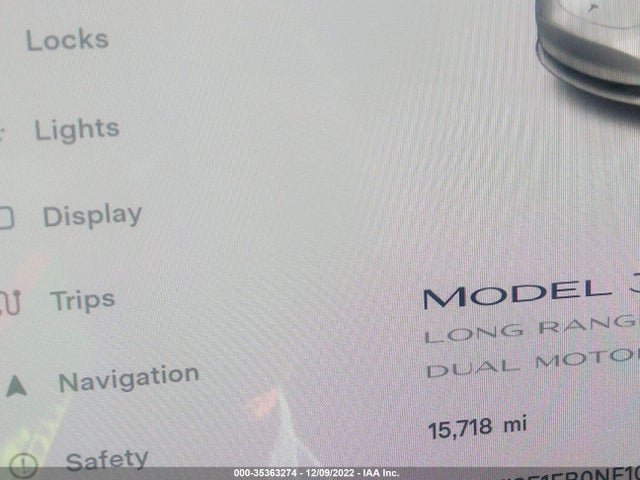 Tesla MODEL 3 2022 5YJ3E1EB0NF105533 Image 8