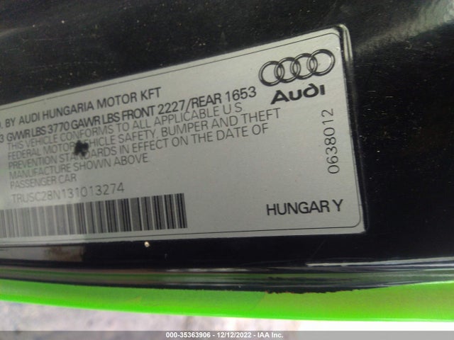 Audi TT 2003 TRUSC28N131013274 Image 11