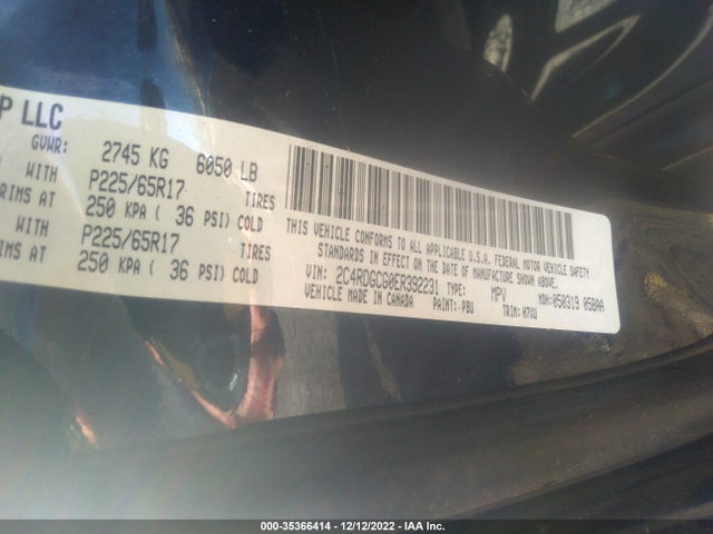 Dodge Grand Caravan Sxt 2014 2C4RDGCG0ER392231 Image 10