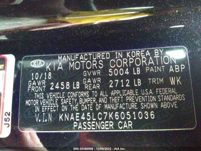 KIA Stinger 2019 KNAE45LC7K6051036 Image 21