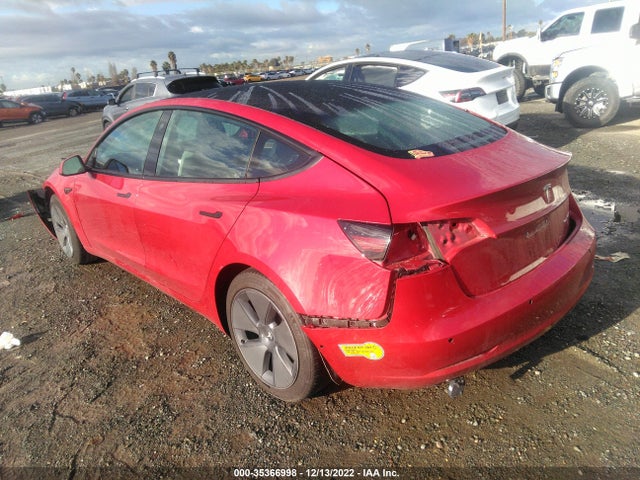 Tesla Model 3 Long Range 2022 5YJ3E1EB3NF133018 Image 3