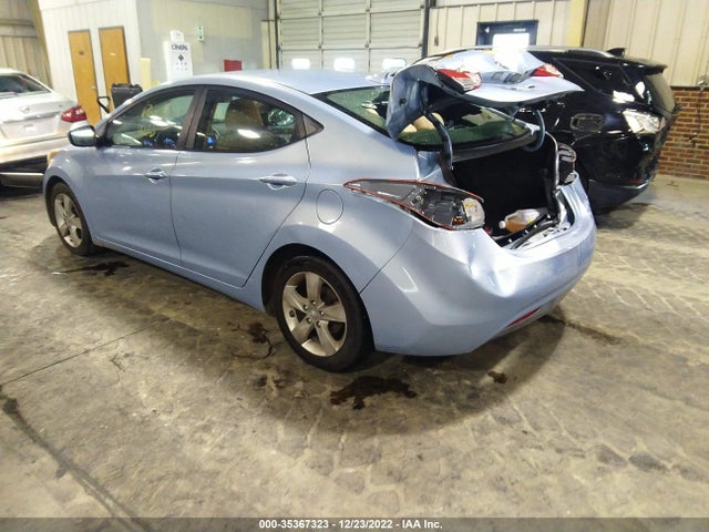 2011 HYUNDAI ELANTRA GLS PZEV VIN: KMHDH4AE2BU132034
