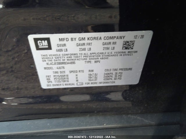 2021 Buick Encore, VIN: KL4CJESB8MB344895