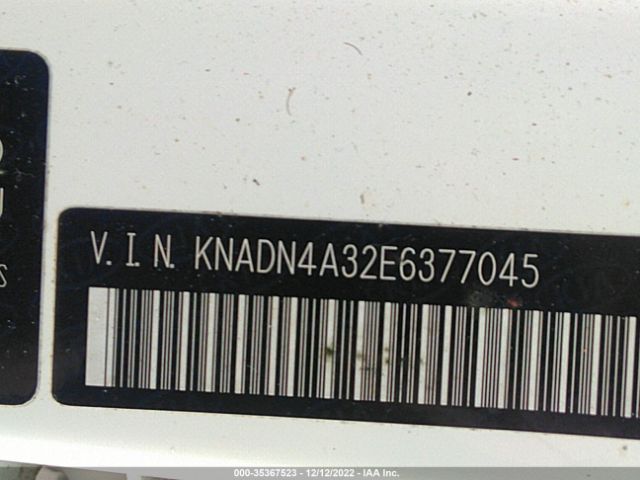 KNADN4A32E6377045 KIA RIO EX