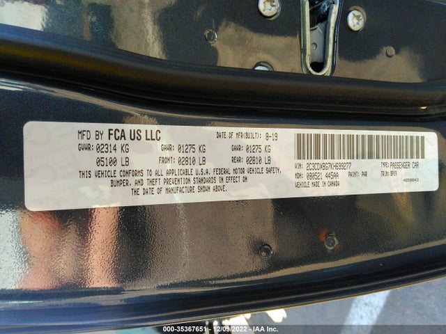 Dodge Charger Sxt 2019 2C3CDXBG7KH699277 Image 9