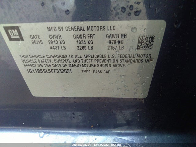 Chevrolet lkw 2015 1G11B5SL6FF332851 Image 20