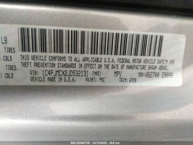 1C4PJMCX2JD532131 Jeep Cherokee Latitude