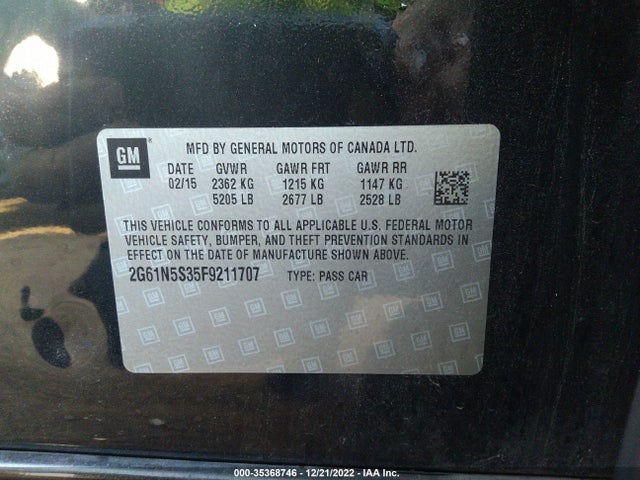 Cadillac XTS 2015 2G61N5S35F9211707 Image 11