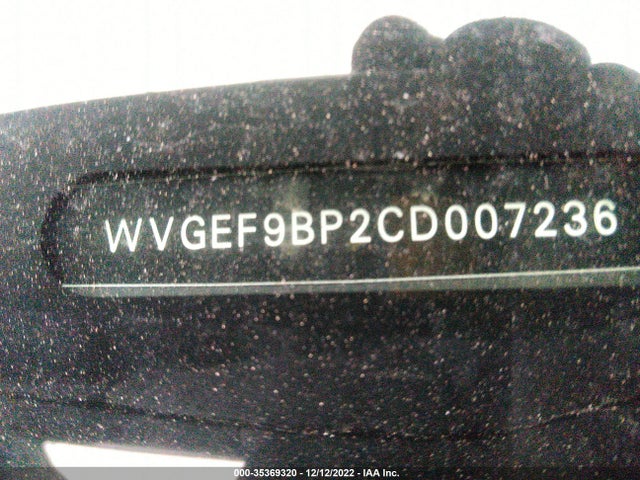 WVGEF9BP2CD007236 Volkswagen Touareg Sport