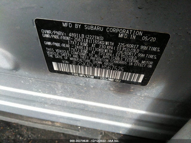 Subaru Forester 2020 JF2SKADC2LH567525 Image 10