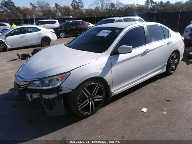 2016 HONDA ACCORD SEDAN SPORT VIN: 1HGCR2F52GA122169
