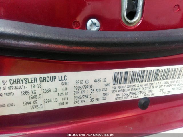 1C4NJPBBXED632501 Jeep Patriot Sport