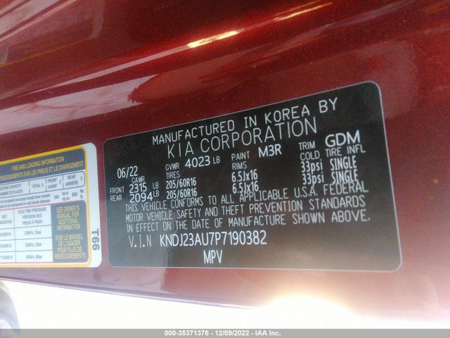 2023 Kia Soul, VIN: KNDJ23AU7P7190382