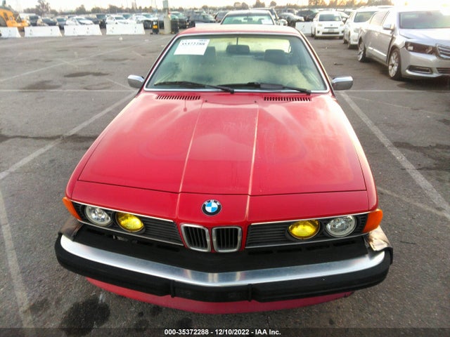 1986 BMW 635 CSI AUTOMATIC VIN: WBAEC8406G0613544