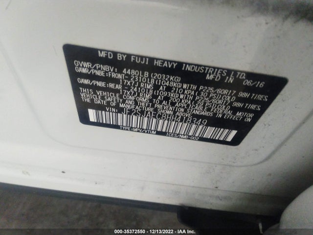 2017 Subaru Forester, VIN: JF2SJAEC8HH418349