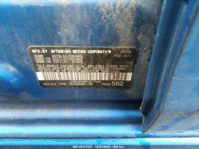 JA32U8FW6FU017148 Mitsubishi LANCER GT