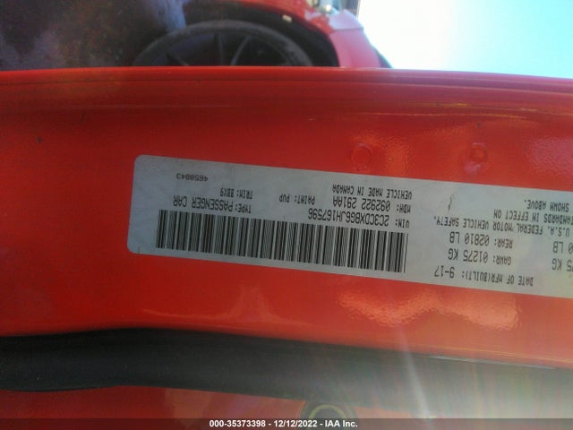Dodge Charger Sxt 2018 2C3CDXBG6JH167596 Image 10