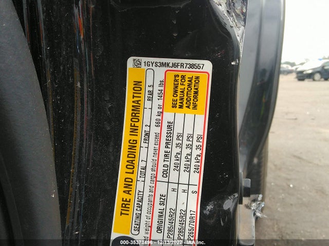 2015 Cadillac Escalade, VIN: 1GYS3MKJ6FR738557