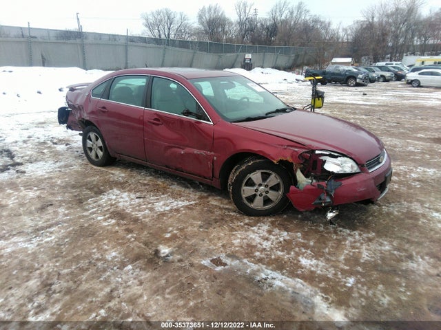 2008 CHEVROLET IMPALA LT VIN: 2G1WT58K481372311