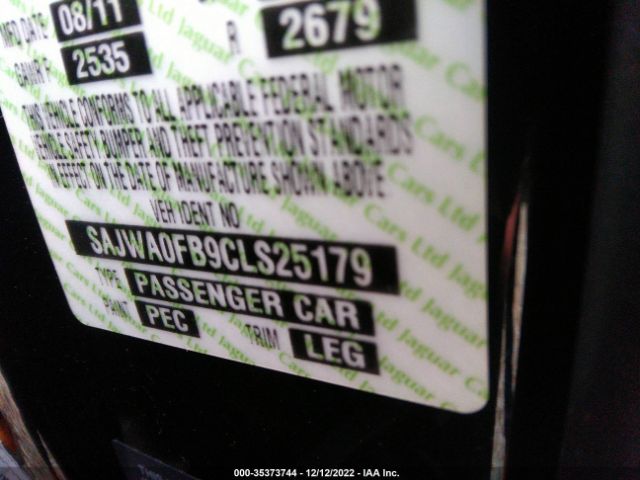 SAJWA0FB9CLS25179 Jaguar XF
