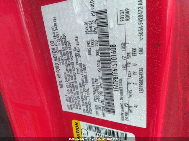 2020 Ford Mustang, VIN: 1FATP8FF6L5101608