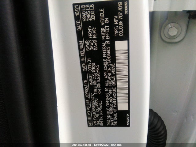 2022 Volvo XC40, VIN: YV4ED3UB8N2694727