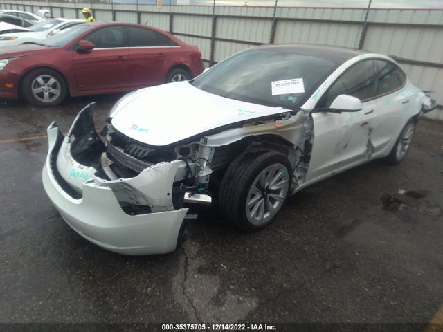 Tesla Model 3 Long Range 2021 5YJ3E1EB6MF980825 Image 2