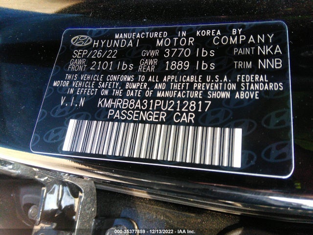 Hyundai Venue Se 2023 KMHRB8A31PU212817 Image 9