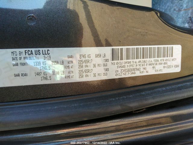 2C4RDGBG5KR676421 Dodge Grand Caravan Se