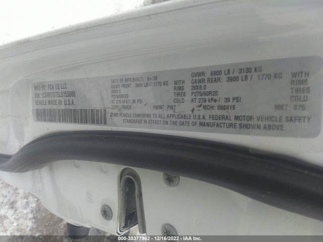 RAM 1500 Classic Warlock 2020 1C6RR7GT5LS153088 Image 11