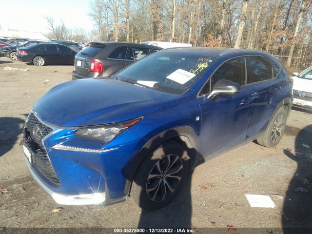 2017 LEXUS NX NX TURBO VIN: JTJBARBZ7H2097037