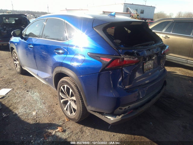 2017 LEXUS NX NX TURBO VIN: JTJBARBZ7H2097037
