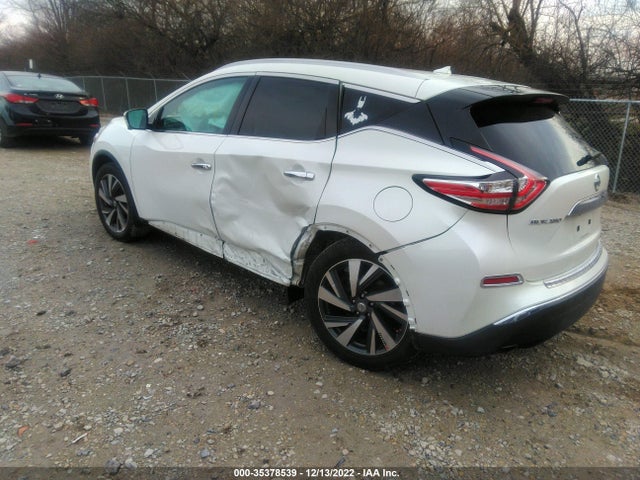 2015 NISSAN MURANO PLATINUM VIN: 5N1AZ2MH9FN272236