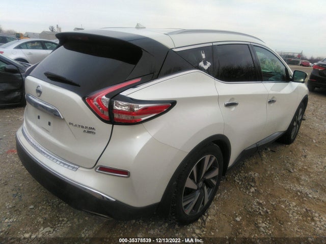 2015 NISSAN MURANO PLATINUM VIN: 5N1AZ2MH9FN272236