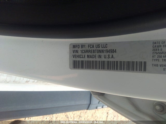 RAM 1500 Big Horn 2022 1C6RREBT0NN194984 Image 10