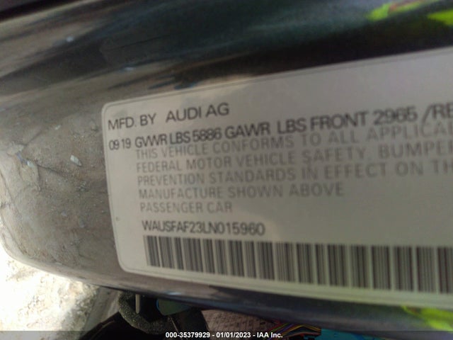 2020 Audi S7, VIN: WAUSFAF23LN015960