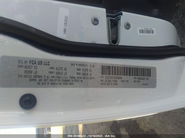Chrysler 300 300s 2019 2C3CCAGG7KH632090 Image 9